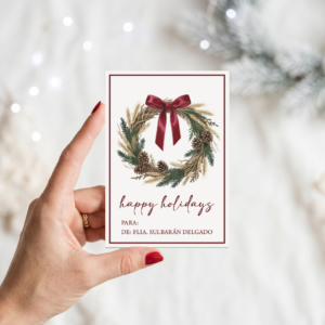 TARJETAS NAVIDAD-GUIRNALDA